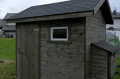 Kurnik dla kur 2,5m x 2m