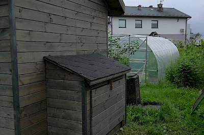 Kurnik dla kur 2,5m x 2m