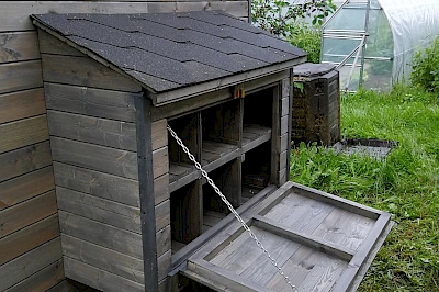 Kurnik dla kur 2,5m x 2m