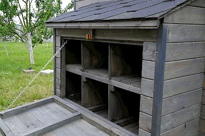 Kurnik dla kur 2,5m x 2m