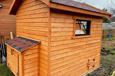 Domek dla kur 2,5m x 2m