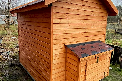 Domek dla kur 2,5m x 2m