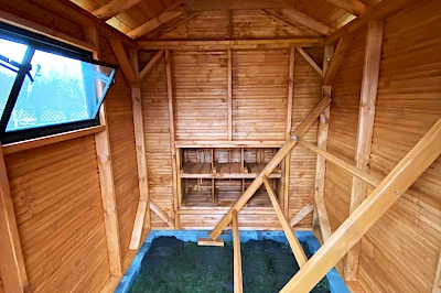 Domek dla kur 2,5m x 2m