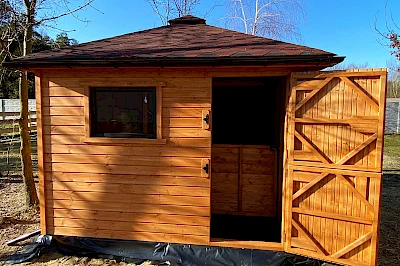 Domek dla alpak 3m x 3m