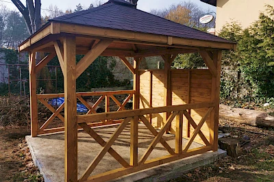 Altana ogrodowa ATENA MIX 3m x 3m