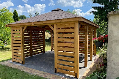 Altana ogrodowa ETER 4m x 4m