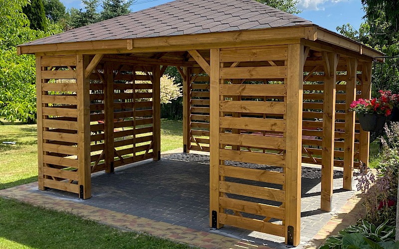 Altana ogrodowa ETER 4m x 4m