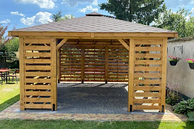 Altana ogrodowa ETER 4m x 4m