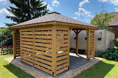 Altana ogrodowa ETER 4m x 4m