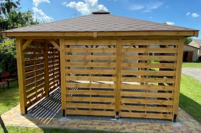 Altana ogrodowa ETER 4m x 4m
