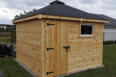 Domek narzędziowy ARES 3m x 3m