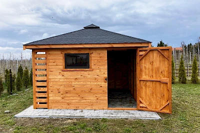 Domek narzędziowy ZEUS 3m x 3m