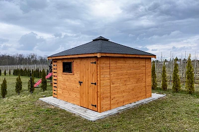 Domek narzędziowy ZEUS 3m x 3m