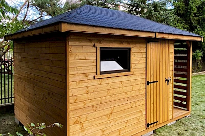 Domek narzędziowy ZEUS 3m x 4m