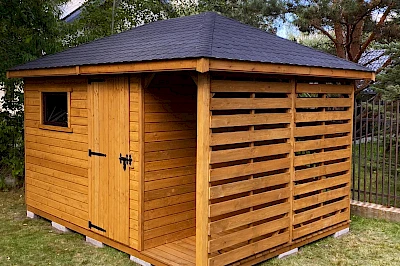 Domek narzędziowy ZEUS 3m x 4m