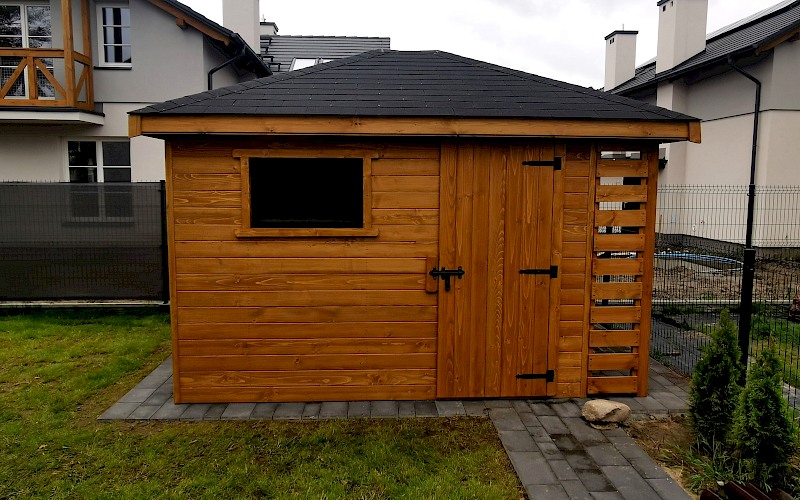 Domek narzędziowy ZEUS 3m x 3,5m