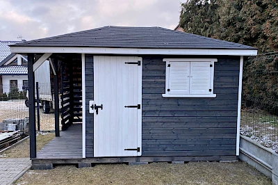 Domek narzędziowy ZEUS 3m x 4m