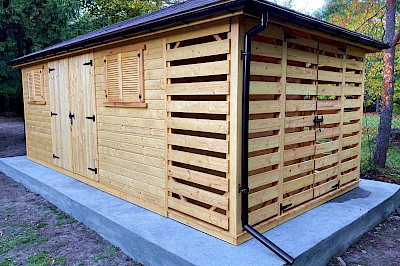 Domek narzędziowy ZEUS 3m x 6m