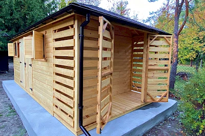 Domek narzędziowy ZEUS 3m x 6m