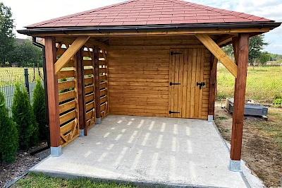 Altana z domkiem narzędziowym AFRODYTA 3m x 5m