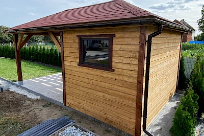 Altana z domkiem narzędziowym AFRODYTA 3m x 5m