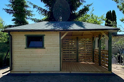 Altana z domkiem narzędziowym AFRODYTA 3m x 5m