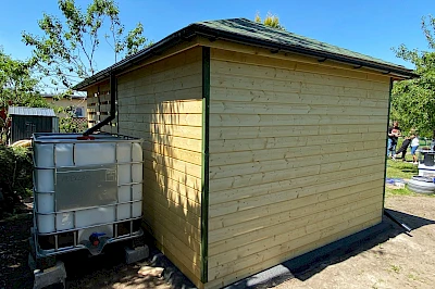 Altana z domkiem narzędziowym AFRODYTA 3m x 5m