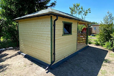 Altana z domkiem narzędziowym AFRODYTA 3m x 5m