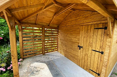 Altana z domkiem narzędziowym AFRODYTA 3m x 5m