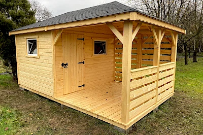 Altana z domkiem narzędziowym AFRODYTA 3m x 5m