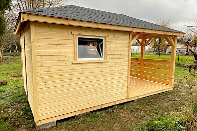 Altana z domkiem narzędziowym AFRODYTA 3m x 5m