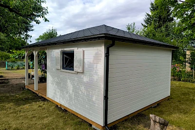 Altana z domkiem narzędziowym AFRODYTA 3m x 6m