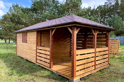 Altana z domkiem narzędziowym AFRODYTA 3m x 6m