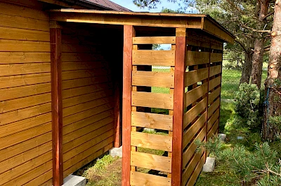 Altana z domkiem narzędziowym AFRODYTA 3m x 6m