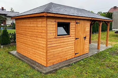 Altana z domkiem narzędziowym AFRODYTA 3m x 6m