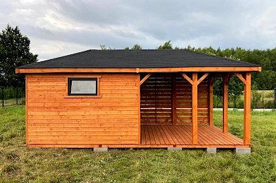 Altana z domkiem narzędziowym AFRODYTA 3m x 6m