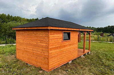 Altana z domkiem narzędziowym AFRODYTA 3m x 6m