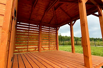 Altana z domkiem narzędziowym AFRODYTA 3m x 6m