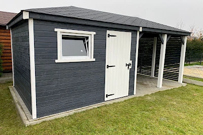 Altana z domkiem narzędziowym AFRODYTA 3m x 6m