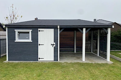 Altana z domkiem narzędziowym AFRODYTA 3m x 6m