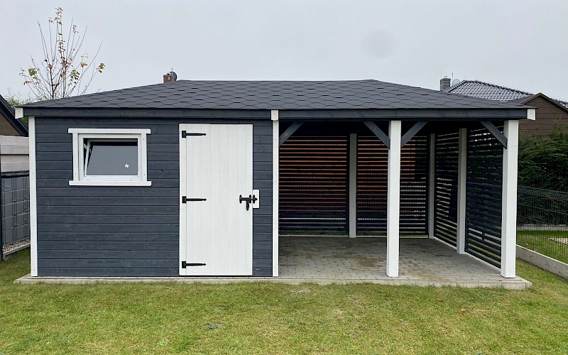 Altana z domkiem narzędziowym AFRODYTA 3m x 6m