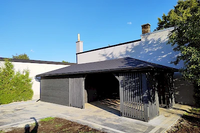 Altana z domkiem narzędziowym IDA 4m x 9m