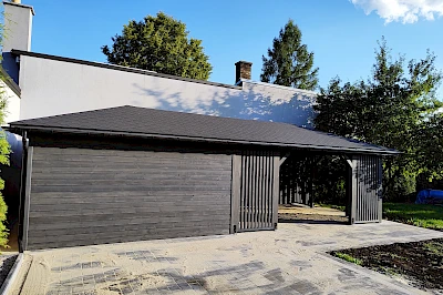 Altana z domkiem narzędziowym IDA 4m x 9m