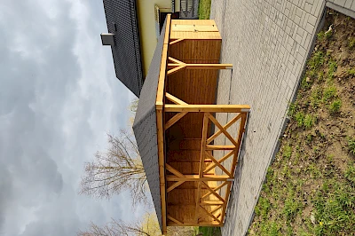 Altana z domkiem narzędziowym ARTEMIDA 5m x 7m